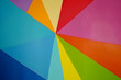 © Eddy Drmwn - A vibrant abstract background with a radial pattern of colorful triangles.