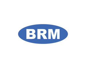 BRM logo design vector template. BRM