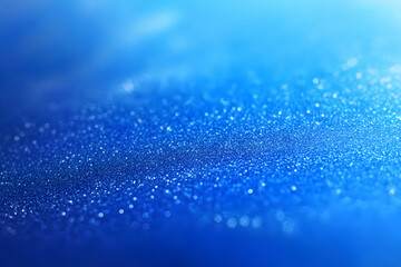 Wall Mural - Abstract blue background with glitter and bokeh effect.