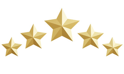 shiny gold five star rating concept, ideas, testimonials, ratings, feedback, surveys, quality and re