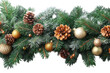 © Shades3d - Festive Christmas Garland with Pine Cones and Ornaments