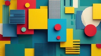 Colorful Geometric Patterns for Modern Design Projects