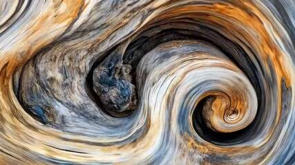 Wall Mural - Abstract pattern of swirling colors and textures creating a captivating visual flow, perfect for artistic designs.