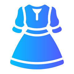 Wall Mural - frock Gradient icon