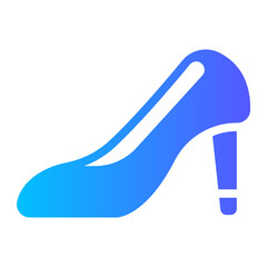 Wall Mural - high heels Gradient icon