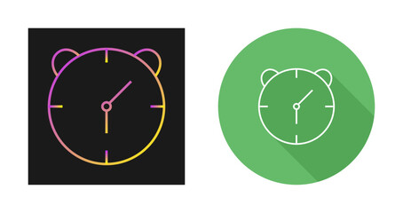 Wall Mural - Alarm Clock Vector Icon