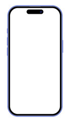 Wall Mural - latest iphone 16 pro max modern realistic mobile phone device mockup design. smartphone empty screen