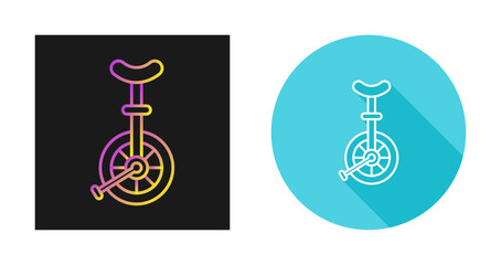 Poster - Unicycle Vector Icon