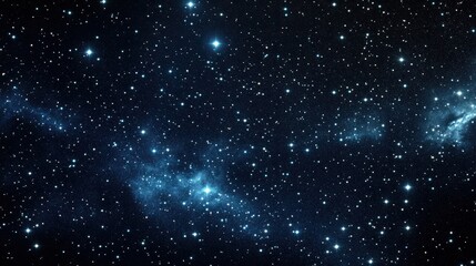 Wall Mural - Stars and galaxy outer space sky night universe black starry background of shiny starfield