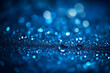 © Suryadil - Abstract Blue Background with Bokeh Lights and Water Drops