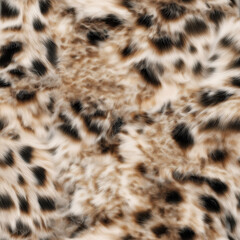 The seamless leopard fur texture  background