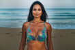 © Divyeshu - Portrait of an 40 year old Indian Woman on the beach,