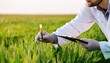 © Marko - Scientist Analyzing Crops in Green Field