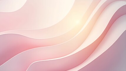 Abstract background with smooth lines and bright gradients in pastel colors