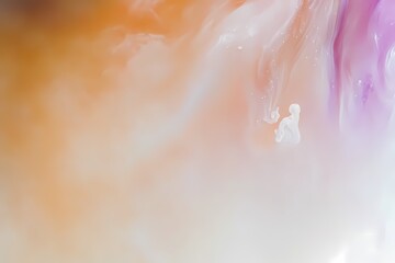Wall Mural - soft abstract watercolor sunset design