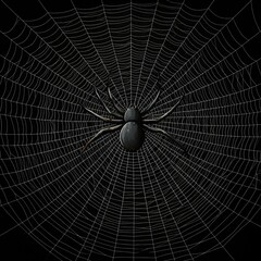 spider and web