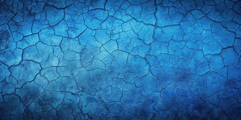 blue gradient background with a cracked texture