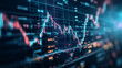 © William - Forex market shifts visualized through digital charts, showcasing rapid currency price changes driven by global economic factors and real-time trading dynamics in a high-tech financial environment