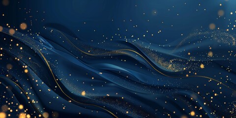 Wall Mural - abstract blue background nature geometric organic wallpaper, flowing textures of painted surface rou