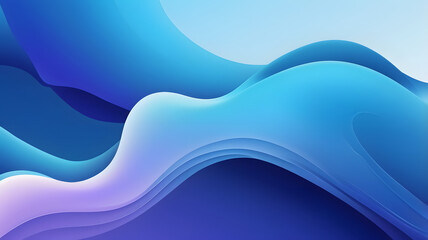 Abstract blue wave vector design, flowing water pattern for web background