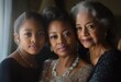 © PetrovMedia - A Black Family Portrait Celebrating Generations of Women on Mother's Day