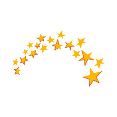 universe magic star arch cartoon. fantasy cosmos, illusion dream, spell galaxy universe magic star a