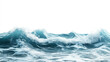 © Александр Марченко - Turquoise ocean waves crashing with white background