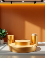 Wall Mural - rings on the table