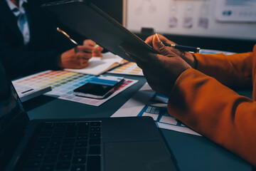 The designer team is designing the uxui system to make the uxui system work well on new phones and support system updates. Website development concept UI UX front end designer