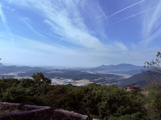 담양 금성산성에서 본 풍경