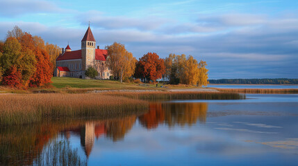 Kadrin day in Estonia. a holiday in Estonia. nature