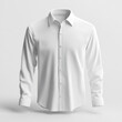 © kristina - White shirt on white background, illuminated by a spotlight, creating a minimalist and elegant aesthetic.