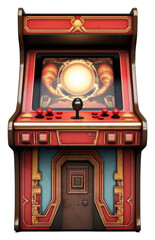 Canvas Print - png arcade game white background architecture.