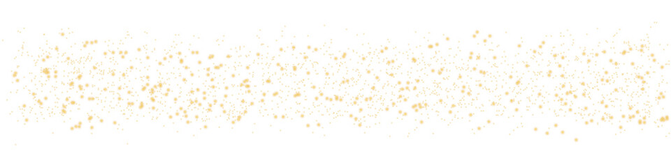 Wall Mural - glittering vector dust on a transparent background. gold sparkling lights. christmas holiday glow pa