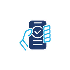 phone security colored icon vector design good for web or mobile app