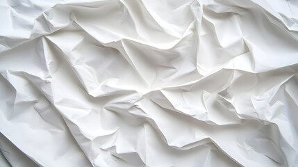Wall Mural - crumpled paper texture with dramatic lighting and minimalist design