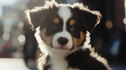 Wall Mural - Puppy Portrait.