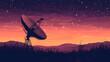 © ak159715 - Vector illustration of a satellite dish