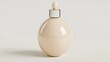 © ZinaZaval - A bottle of light-colored liquid foundation sits open, revealing a creamy texture against a clean white background, highlighting its high-definition details