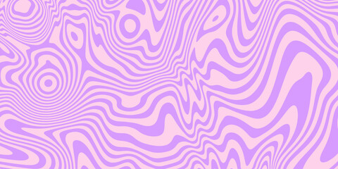 Poster - Line Wave Abstract Geometric Pattern. Optical Illusuion Stripes Background.
