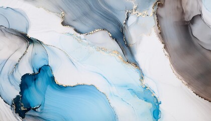Wall Mural - luxurious alcohol ink painting liquid marble texture design modern abstract marble background