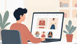 © Nataly - Person Browsing Online Fashion Store on Laptop in Cozy Home Office