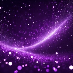 Wall Mural - abstract purple sparkle particles background