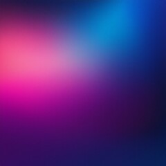 Wall Mural - blurred color gradient purple pink blue grainy color gradient background dark abstract backdrop banner poster card wallpaper website header design