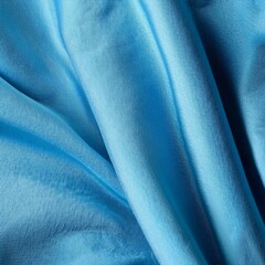 Wall Mural - close up of light blue fabric texture
