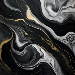 Wall Mural - abstract black marble texture for wall background or tiles floor decorative design