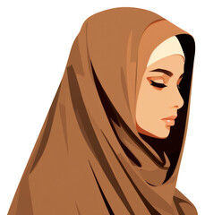 Poster - PNG Islam woman portrait fashion adult.