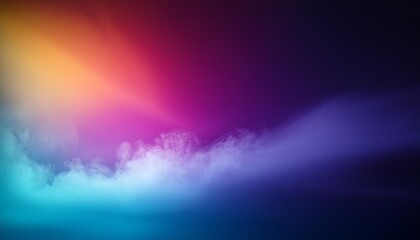 Wall Mural - abstract colorful mist background with grain unfocussed ambient neon light modern minimal wallpaper