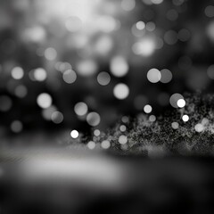 Wall Mural - abstract blur black bokeh background