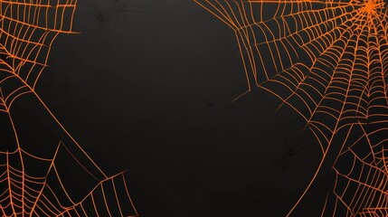 Spooky Spider Web Backdrop for Halloween